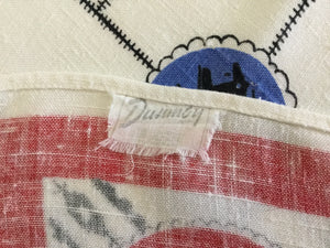 Dunmoy Vintage Linen Tablecloth