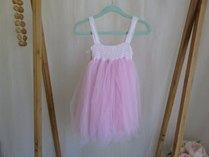 Jacardi Pink Tulle Dress Size 3