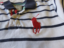 Load image into Gallery viewer, Ralph Lauren Polo Shirt Blue Stripes Size 12